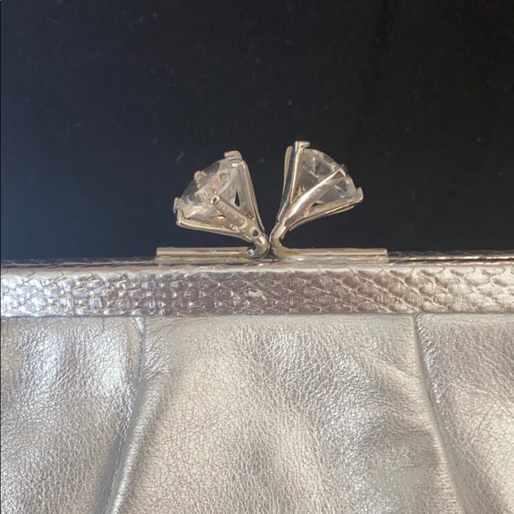 Coach Silver Python Clutch - image 2